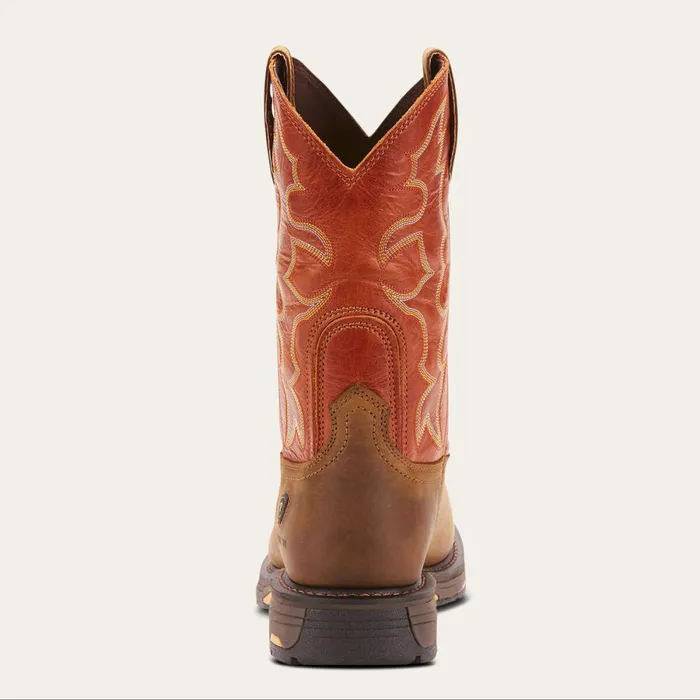 WorkHog Wide Square Toe Steel Toe Work Boot Dark Earth Men Ariat Work Boots WorkHog Wide Square Toe Steel Toe Work Boot Dark Earth Men Ariat Work Boots