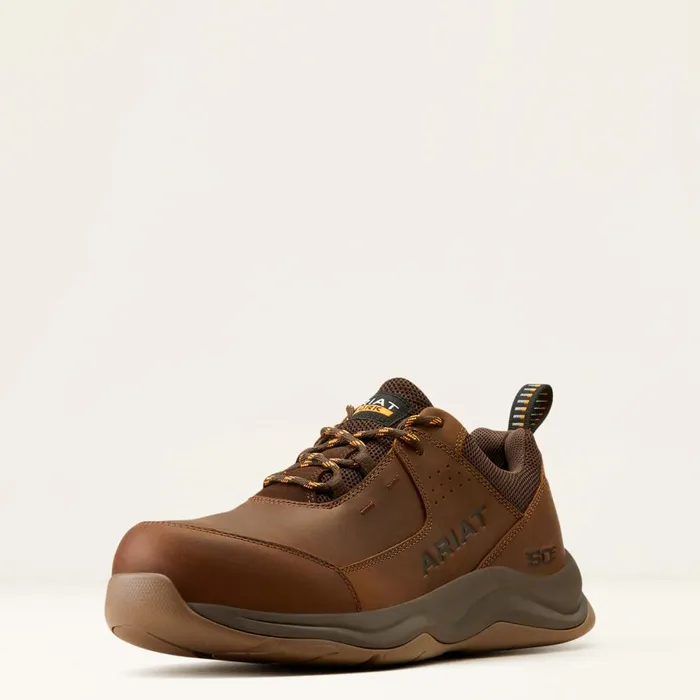 Working Mile SD Composite Toe Work Boot Distressed Brown Men Ariat Work Boots