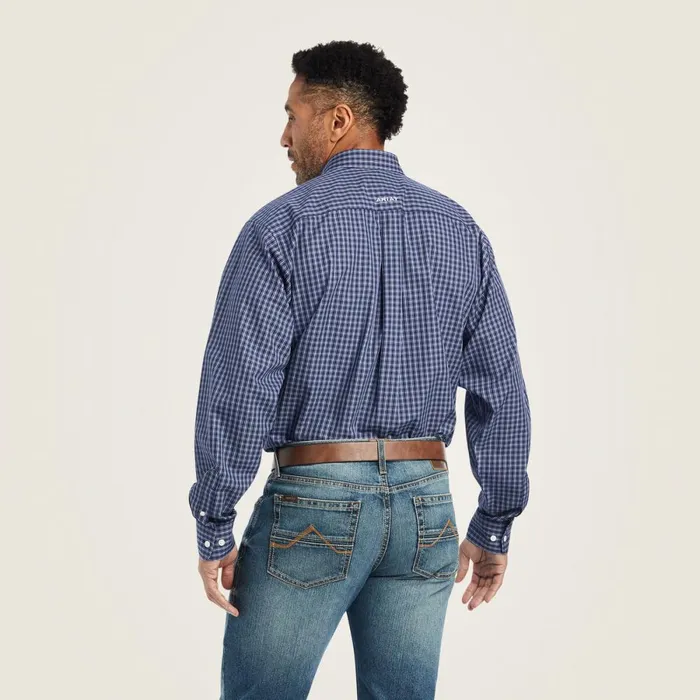 Wrinkle Free Immanuel Fitted Shirt Midnight Sail Men Ariat Button Down Shirts Wrinkle Free Immanuel Fitted Shirt Midnight Sail Men Ariat Button Down Shirts