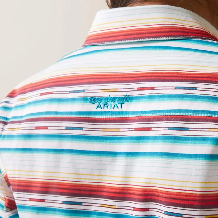 Wrinkle Resist Team Kirby Stretch Shirt Rosa Serape Women Ariat TShirts and Tops Wrinkle Resist Team Kirby Stretch Shirt Rosa Serape Women Ariat TShirts and Tops