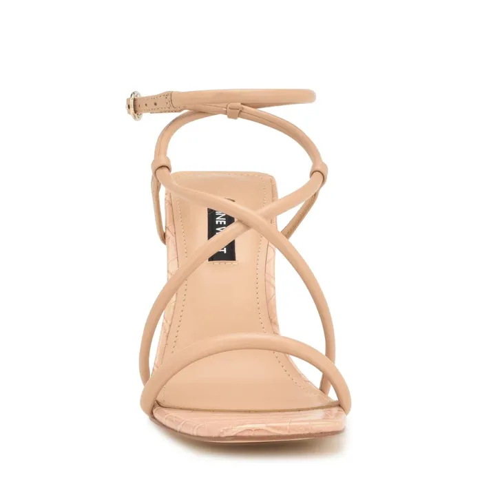 Yeera Strappy Heeled Sandals Warm Blush Women Nine West Dress Yeera Strappy Heeled Sandals Warm Blush Women Nine West Dress