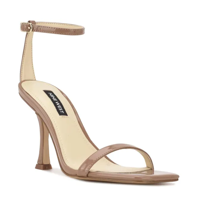 Yess Ankle Strap Sandals Clay Women Nine West Heeled Yess Ankle Strap Sandals Clay Women Nine West Heeled