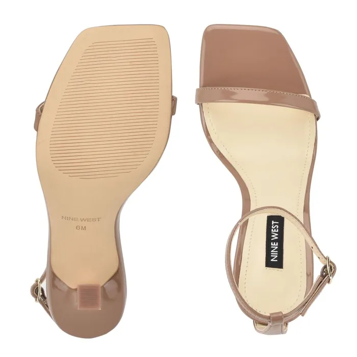 Yess Ankle Strap Sandals Clay Women Nine West Heeled Yess Ankle Strap Sandals Clay Women Nine West Heeled