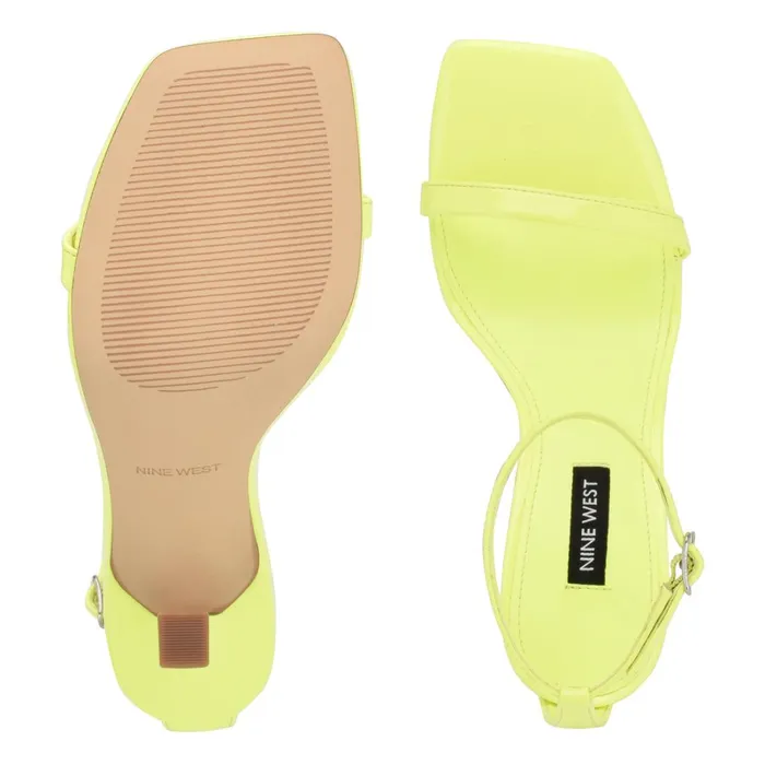Yess Ankle Strap Sandals Neon Lime Patent Women Nine West Sandals Yess Ankle Strap Sandals Neon Lime Patent Women Nine West Sandals