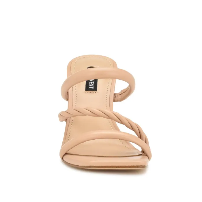 Yester Heeled Slide Sandals Warm Blush Women Nine West High Heels Yester Heeled Slide Sandals Warm Blush Women Nine West High Heels