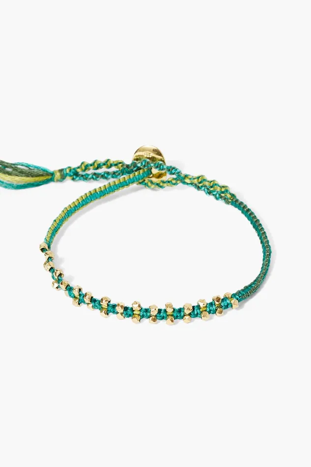 Zana Single Wrap Bracelet Green Mix Women Chan Luu Bracelets