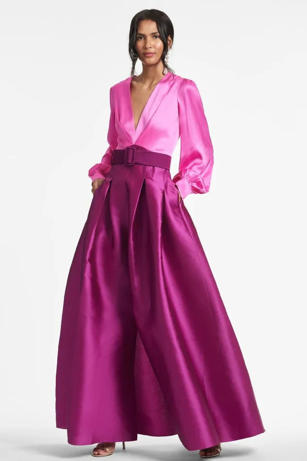 Zoe Gown 8211 PinkMagenta Women Sachin and Babi Covered