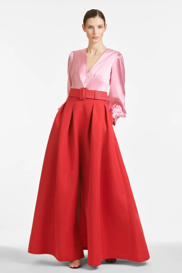 Zoe Gown 8211 RoseCherry Red Women Sachin and Babi Covered