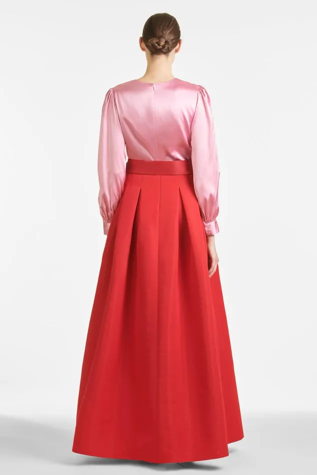 Zoe Gown 8211 RoseCherry Red Women Sachin and Babi Covered