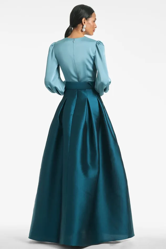 Zoe Gown 8211 SeaglassDeep Teal Women Sachin and Babi Formal